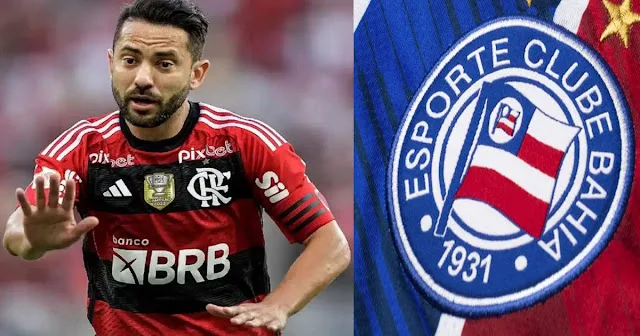 Bahia supera forte concorrência e está prestes a fechar contrato de dois anos com Everton Ribeiro.