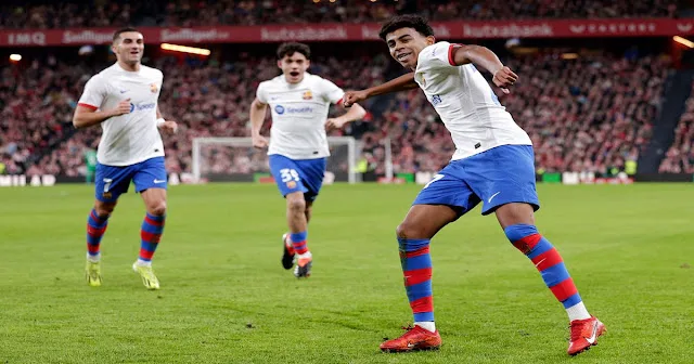 Yamal De Protagonista a Antagonista - Barcelona sofrendo duas viradas é eliminado pelo Athletic Bilbao na Copa do Rei.